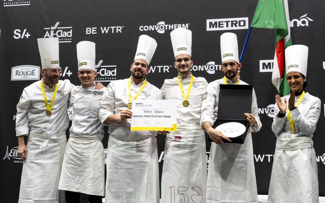 A legjobb tál különdíját nyerte a magyar csapat a Bocuse d’Oron